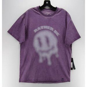 Dead Than Cool Shirt Medium Streetwear Urban Hippie Smile Graphic NEW